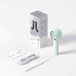 JISULIFE Mini Portable Fan-Bladeless Safe Design, Powerful Turbo Handheld Fan with 3 Speeds, USB Rechargeable, Small Pocket Design for Travel/Lash, Gifts For Girls/Women