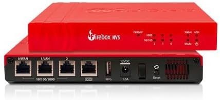 WatchGuard Firebox NV5 Network Security Appliance – Firewall, VPN, Intrusion Prevention, 250 Mbps Throughput, 5 Gigabit Ethernet Ports, Ideal for Small Offices and Remote Work (WGNV5005)
