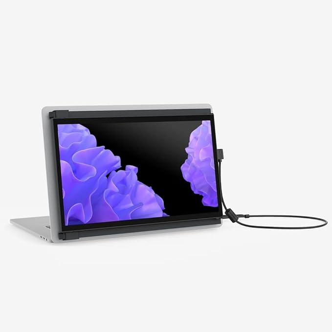 2025 Mobile Pixels Duex Plus DS 13.3" Portable Monitor, USB Type-C/HDMI Plug and Play Laptop Screen Extender, FHD 1080P Laptop Monitor, Compatible with Windows/Mac