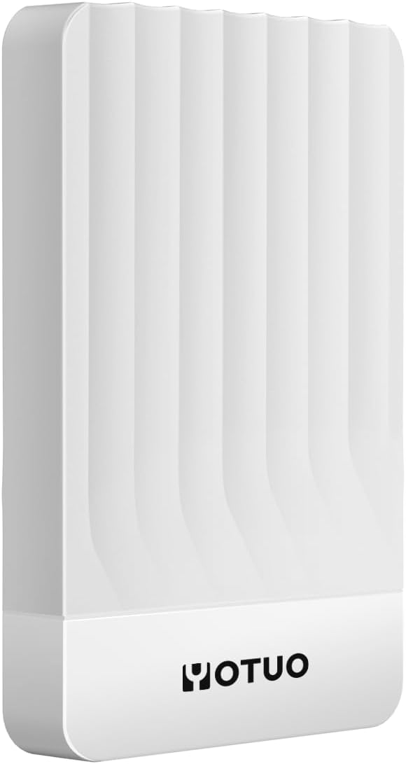 Portable External Hard Drive Storage Expansion Mobile HDD USB 3.0 for PC, Mac, Desktop, Laptop, PS4, PS5, Xbox One X/S, Xbox 360, Xbox Series X/S, Office & Game (White, 320GB)