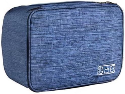 Electronics Organizer, OrgaWise Electronic Accessories Bag Travel Cable Organizer Three-Layer for iPad Mini, Kindle, Hard Drives, Cables, Chargers