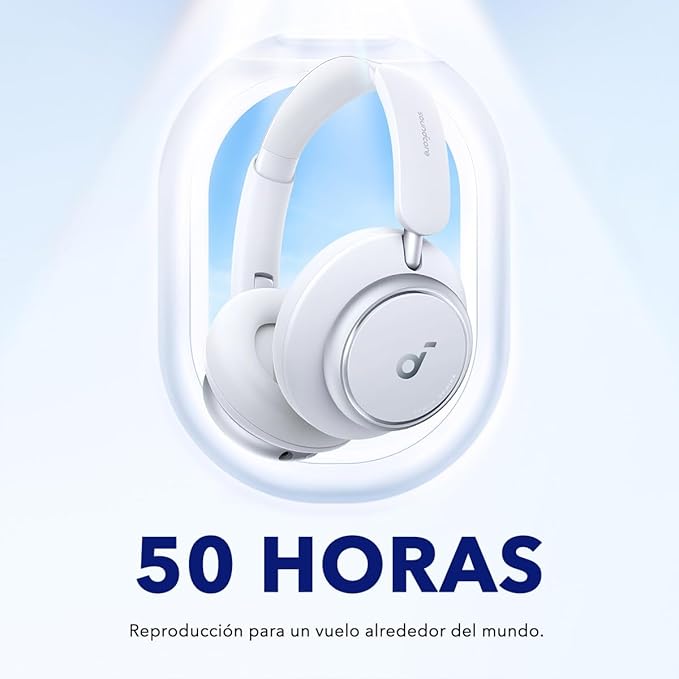 Soundcore by Anker Space Q45 Adaptive Active Noise Cancelling Headphones, Reduce Noise by Up to 98%, 50H Playtime, App Control, LDAC Hi-Res Wireless Audio, Comfortable Fit, Clear Calls, Bluetooth 5.3