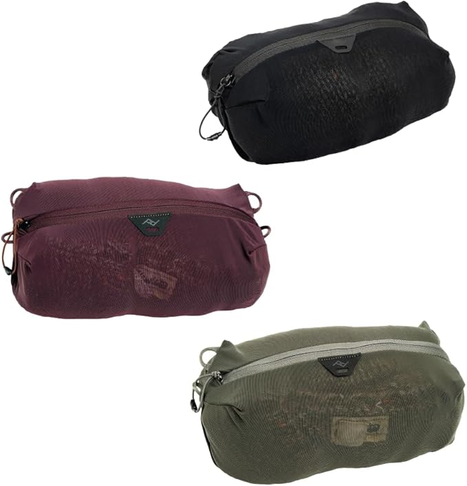 Peak Design Ultralight Mesh Packing Cube, Sage, Stretchy Mesh Luggage Cube with Strap Attachment Points and Luggage Pass Throughs, Zipper Opening, Travel Organizer for Men and Women, Size XS