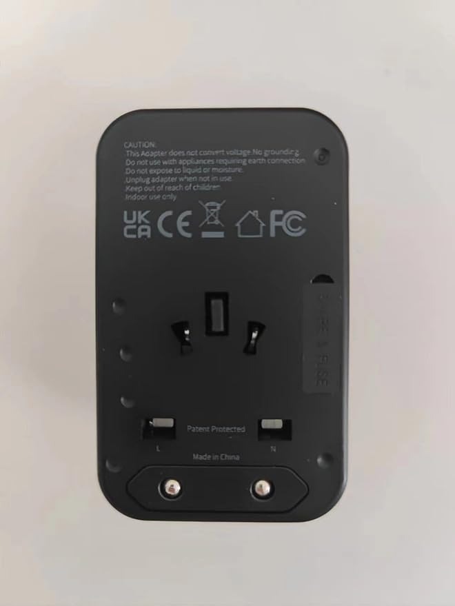 Universal Travel Adapter, VINTAR 75W GaN International Power Adapter with 3 USB C PD and 2 USB A QC, All in One Travel Essentials for UK/EU/USA/AUS, Travel Adapter Worldwide for Laptops Phones, Black