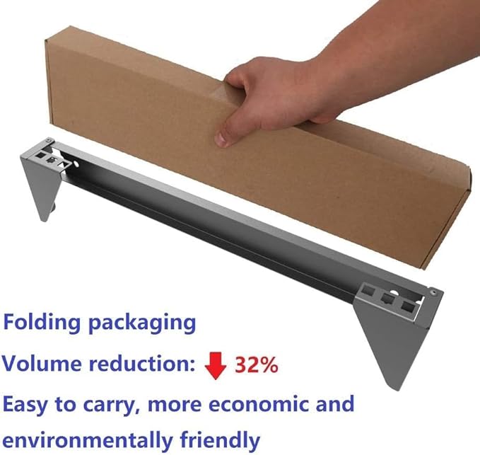 1U Folding 19 Inches Cold Rolled Steel Wall Mountable Simple Vertical Rack and Networking Euipment Rack Including Hardware for Assembly (1)