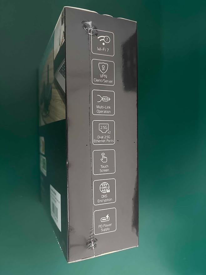 GL.iNet GL-BE3600 (Slate 7) Portable Travel Router, Pocket Dual-Band Wi-Fi 7, 2.5G Router, Portable VPN Routers WiFi for Travel, Public Computer Routers, Business Trip, Moblie/RV/Cruise/Plane