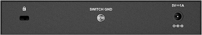 D-Link DGS 108 8 Port Gigabit Ethernet Switch Unmanaged, Plug & Play Network Splitter Silent Fanless Metal Desktop/Wall Mount QoS, IEEE 802.3az Energy Saving Limited Lifetime Protection