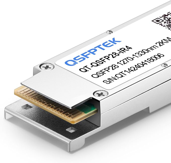 QSFPTEK 100GBASE-CWDM4 QSFP28 1310nm 2km DOM LC SMF Optical Transceiver Module for Cisco QSFP-100G-CWDM4-S
