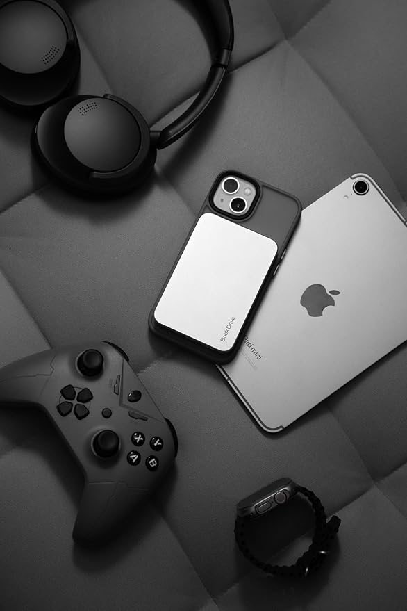 ORICO BookDrive 1TB Magnetic External SSD with PD 100W Charging for Labtop & USB-C Smartphone - Magsafe Portable Solid State Drive, 1000MB/s for USB 3.2 Gen2 - P10Plus