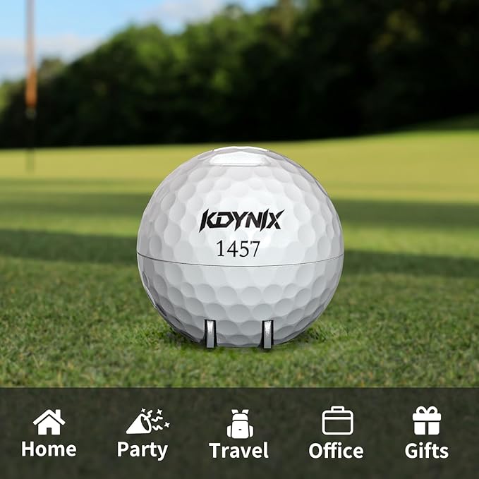 20W Dual Port Creative Golf Ball Charger Block, GaN III Power Adapter Fast Wall Charger with UL Certified, Fast Charging for iPhone 16/16 Pro/16 Pro Max/16 Plus/15/14/13/12, Galaxy, iPad, AirPods