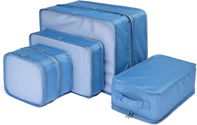 JJ POWER Travel Packing Cubes, Luggage Organizers with Shoe Bag