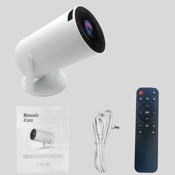 Mini Projector with WiFi and USB Power, Portable Home Theater Movie Projector, 1080P Supported Native 480P, Small Outdoor Projector for Kids and Camping, Compatible with HDMI/USB/AV Devices 30-140"