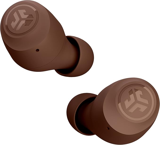 JLab Go Air Tones+ True Wireless Earbuds Designed with Auto On and Connect, Touch Controls, 32+ Hours Bluetooth Playtime, EQ3 Sound, and Dual Connect, Natural Earthtone Color (4625 W)