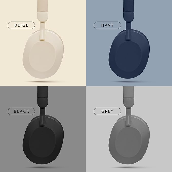 Gabba Goods Aura Premium Wireless Over-Ear Headphones, Built-in Mic, SD Card, High-Res Audio, 6H Playtime, for Travel, Home, Work TV,PC,Gaming,Cellphone (Grey)