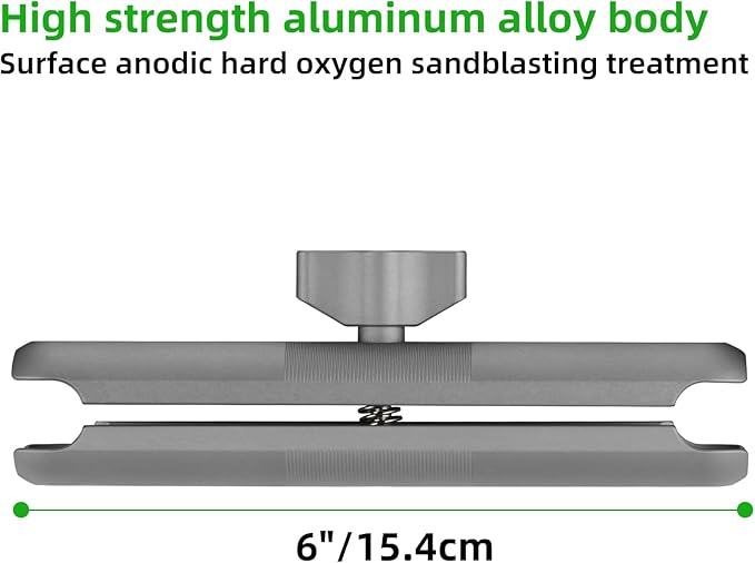 FANAUE Double Socket Arm Compatible with RAM Mounts B Size Ball Head and Bike Motorcycle Phone Holder, Fits Industry All Standard 1" Ball Adapters (DA-150)