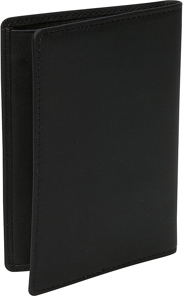 Royce Leather Rfid Blocking Passport Travel Document Organizer In Genuine Leather Packing Organizer, Black 3