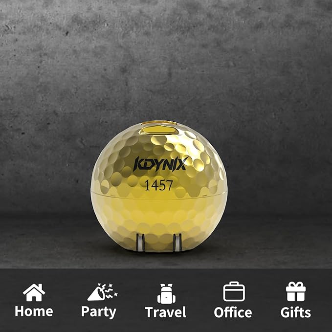 20W Dual Port Creative Golf Ball Charger Block, GaN III Power Adapter Fast Wall Charger with UL Certified, Fast Charging for iPhone 16/16 Pro/16 Pro Max/16 Plus/15/14/13/12, Galaxy, iPad, Airpods