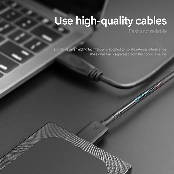 4TB Ultra Slim Portable External Hard Drive HDD-USB 3.0 for PC, Mac, Laptop, PS4, Xbox one,Xbox 360-Super Fast Transmission