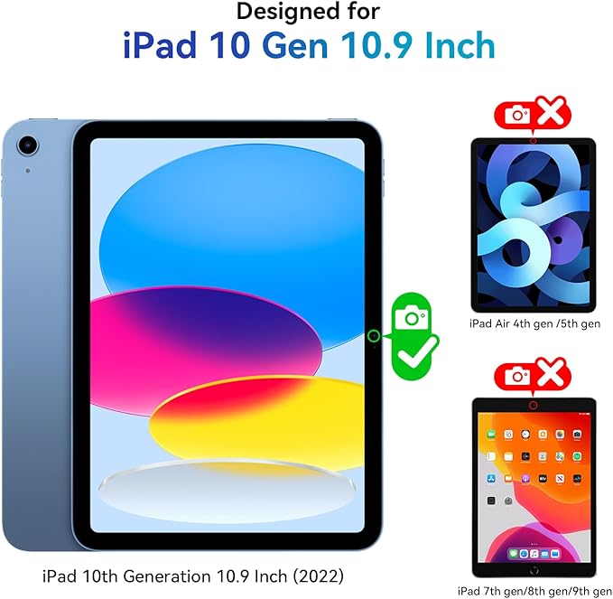 Magnetic Privacy Filter Compatible with iPad 10th Generation 10.9 Inch 2022, Removable Anti Glare Blue Light Privacy Screen Protector Privacy Screen Bubble-Free Reusable
