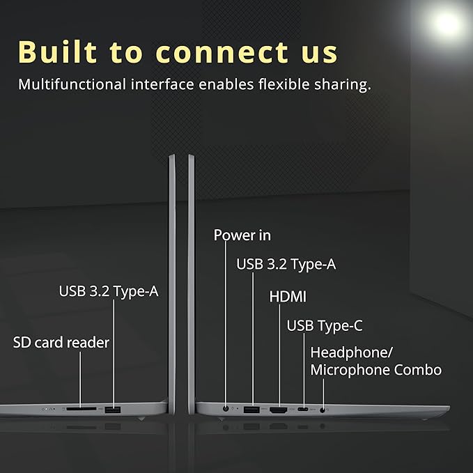 Lenovo IdeaPad Slim 3 15.6" FHD Anti-Glare Laptop, Intel i3-N305, 8GB LPDDR5, 1.16TB Storage(1TB SSD+160GB Docking Station Set), Num Pad, HD Camera, Dolby Audio, WiFi 6, Win 11, Grey