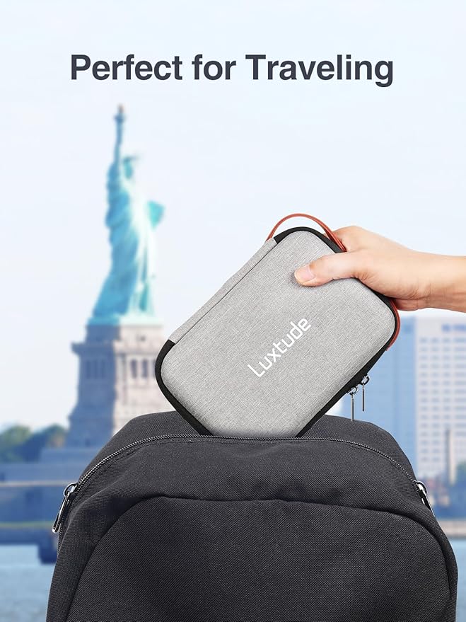 Luxtude Electronic Organizer Travel Case, Tech Organizer Travel Case