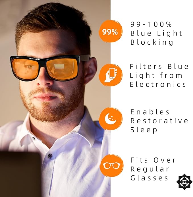 Luminere Blue Light Blocking Glasses β Anti Blue Light - Men & Women, Eye Strain Relief, Sleep & Gaming Glasses for Computer