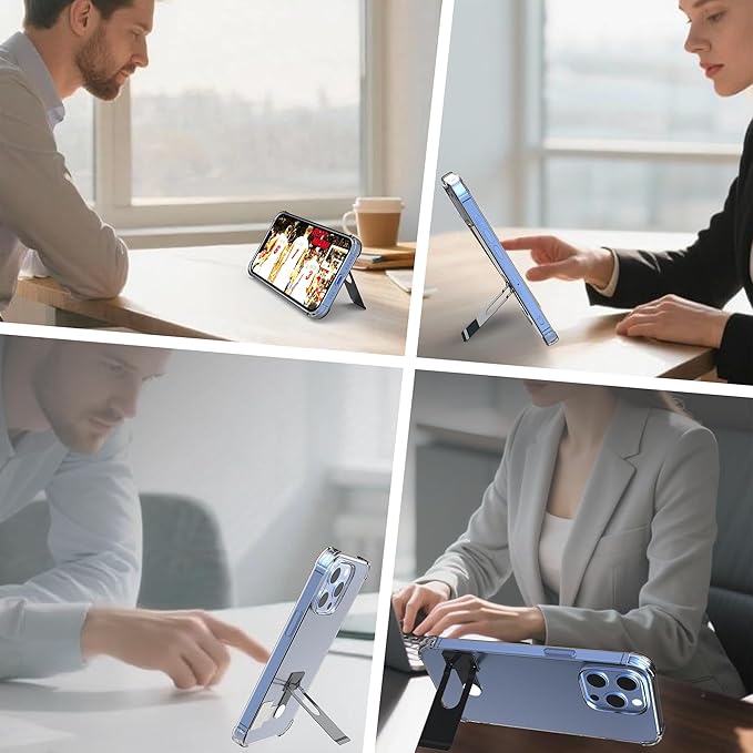 (2025 Upgrade) Ultra-Thin, Fully rotatable Metal Mobile Phone Holder, Portable, Stable, Comfortable and Seamless Grip. Compatible with iPhone 17/16/15 Pro Max, Android Smartphone Accessories (2)