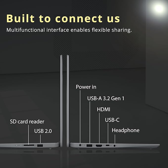 Lenovo Ideapad 1 15.6" HD Anti-Glare Laptop, Intel Celeron N4500, 12GB RAM, 672GB Storage(512GB SSD+160GB Docking Station Set), Intel UHD Graphics, Num Pad, Webcam, Win 11s, Grey