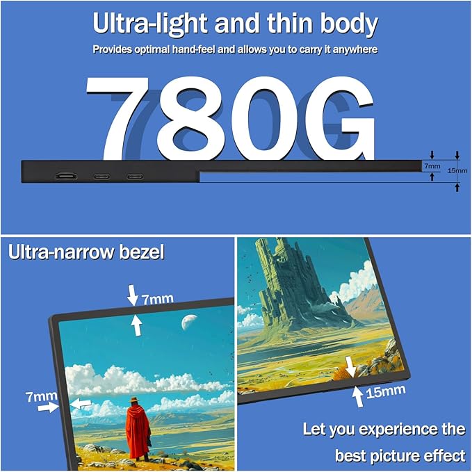 Portable Monitor Touchscreen 15.6" 2.8K Laptop Screen Extender 2880x1620,100Hz,100%sRGB,w/45° Adjustable Stand,mini HDMI USB-C Computer Display for Laptop PC Phone Mac