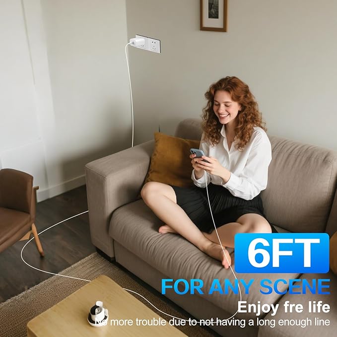 Fast iPhone 17 16 15 Charger Type C Charger Fast Charging Block,3Pack 20W Quick USB C Phone Chargers 6FT USB C Charging Cord for iPhone 17/17 Pro/17 ProMax/17 Air/16 Pro/16 ProMax/16e/15 ProMax/15Plus