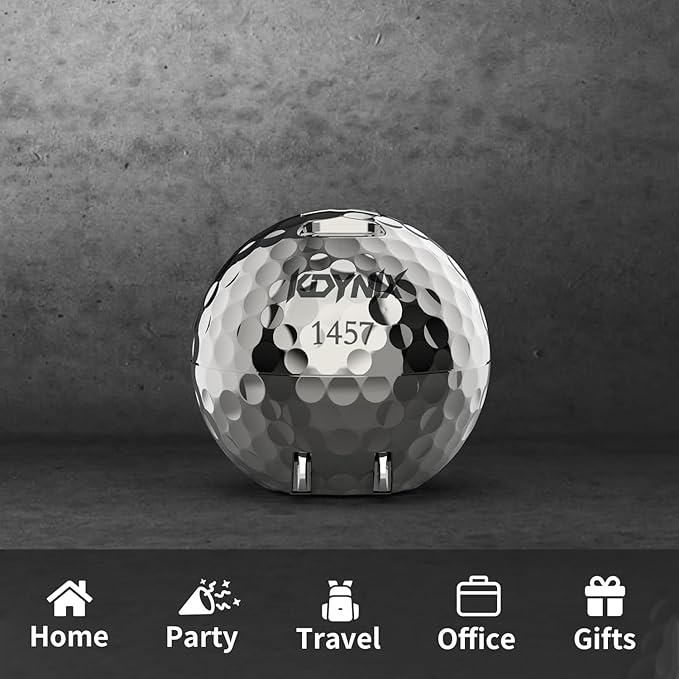 20W Dual Port Creative Golf Ball Charger Block, GaN III Power Adapter Fast Wall Charger with UL Certified, Fast Charging for iPhone 16/16 Pro/16 Pro Max/16 Plus/15/14/13/12, Galaxy, iPad, Airpods