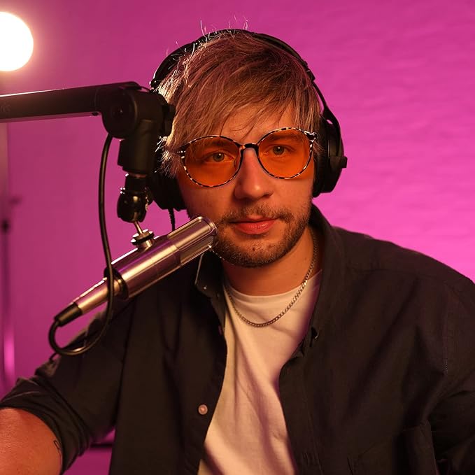 LIKSMU Blue Light Blocking Glasses Computer Gaming TV Phone Sleeping Glasses Women Men Professional Filter Anti Eyestrain