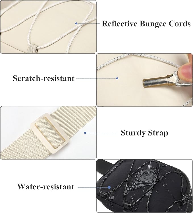 MAXTOP Small Crossbody Bags for Women Belt Bag Fanny Pack with Adjustable Strap