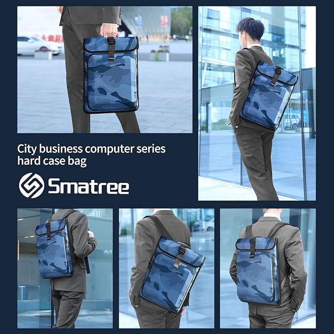 Smatree Business Laptop Backpack,Travel Laptop Bag for 14-16 inch MacBook Pro 2021/12.3-13inch Surface Pro X/7/6/ Acer Aspire 5/ Acer Nitro 5 Gaming Laptop 15.6 inch and Other 15.6inch Laptop,Blue