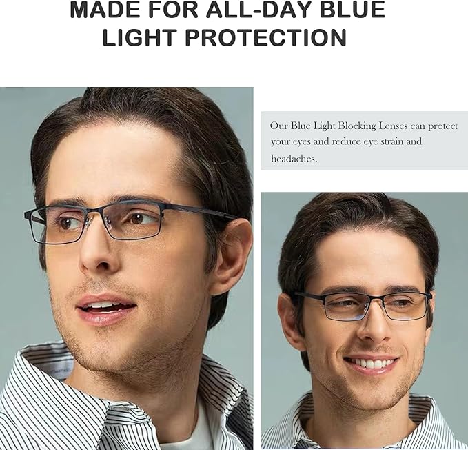 YIMI Blue Light Blocking Glasses UV400 With Spring Hinge Computer Gaming Blue Light Screen Blocker Glasses for Men Women
