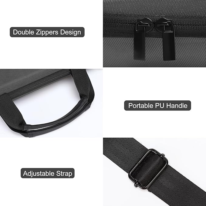 MOSISO Hard Shell Laptop Case for Men Women,15-15.6 inch Computer Bag Compatible with MacBook, HP, Dell, Lenovo, Asus, Notebook,16 inch Laptop Bag with Front Pocket & Shoulder Strap, Slate Gray