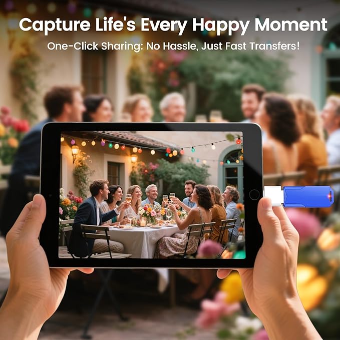 1GB Flash Drives 10 Pack Wooolken USB 2.0 Thumb Drives with 5 Pack USB C Adapters and Lanyards,Memory Sticks for Data Storage