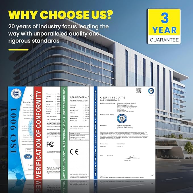 10G SFP+ to RJ-45 Transceiver, 1.25/2.5/5/10G-T Copper SFP+ CAT6a Module, Auto-Negotiation, Up to 30m, for Cisco SFP-10G-T-S, Ubiquiti UniFi UF-RJ45-10G, Meraki, TP-Link, Mikrotik, Netgear and More