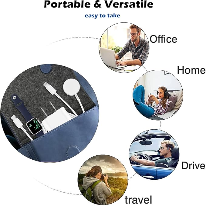 Fast Charger for Apple Watch Charger,iPhone Dual Port Wall Charging Block with 6.6FT Magnetic Wireless Cable for iWatch Charger,USB C to Lightning Cable for iWatch Series 11/10/9/8/7/6/SE2/5/iPhone 14