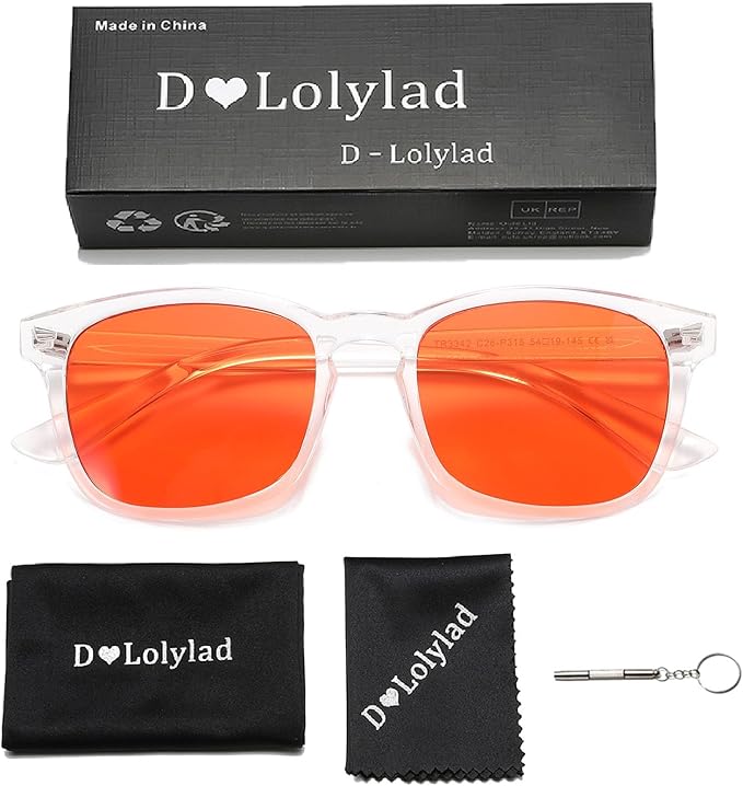 Blue Light Blocking Glasses Amber Gaming Glasses for Women Men Gaming Computer Glasses for Better Sleep/Eyes Strain