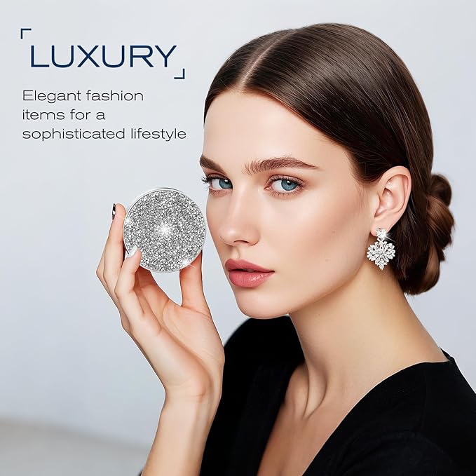 1TB Magnetic Portable SSD, USB-C 3.2 Gen 2x2 External Solid State Drives w/Speeds Up to 2000MB/s, Compact & Durable, Compatible with iPhone 15/16 Series & Other USB-C Devices, Diamond Silver