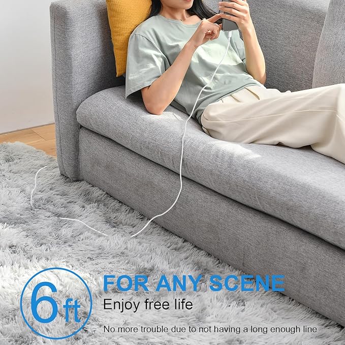 iPhone 17 16 15 Charger Fast Charging 3+3Pack Type C Charger USB C Chargers Block with 6FT Cable for iPhone Air/17/17 Plus/17 Pro/17 Pro Max/16/16 Plus/16 Pro/16 Pro Max/15/15 Pro Max/iPad Pro