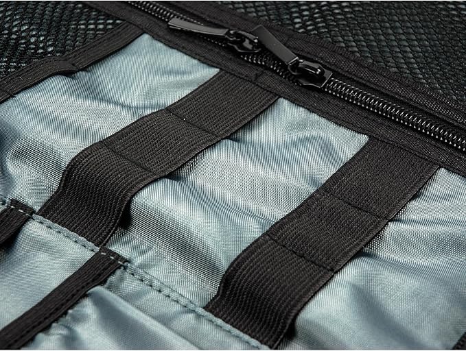 ProCase Electronic Organizer Cord Pouch, Travel Cable Charger Phone Accessories Bag Organizer Roll up Tech Carrying Case for USB Cables SD Memory Cards Earphone Flash Hard Drive –Black