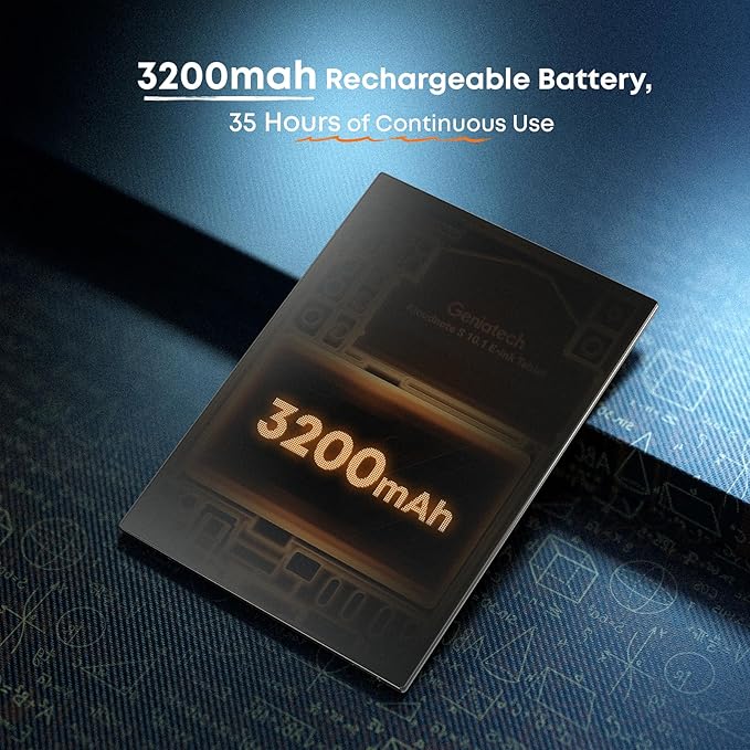 Kloudnote S 10.1" E-Ink Notepad, ePaper Tablet for Note Taking and eBook Reading, 200dpi Notebook eReader Device with Stylus, Android OS - Black