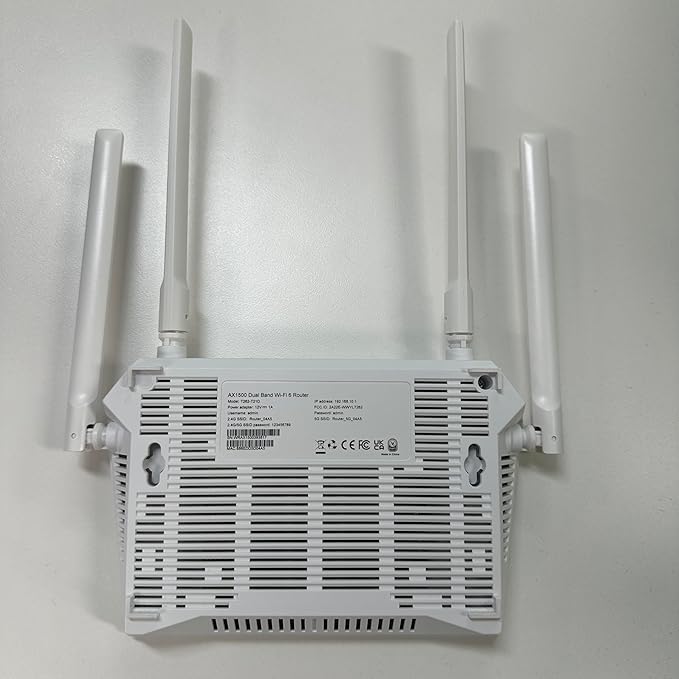 AX1500 WiFi 6 Router Dual Band Wireless Internet Router, Wireless Speed Up to 1.5 Gbps, Full Gigabit Ports, Beamforming, OFDMA, MU-MIMO, Parental Controls, WPA3, EasyMesh