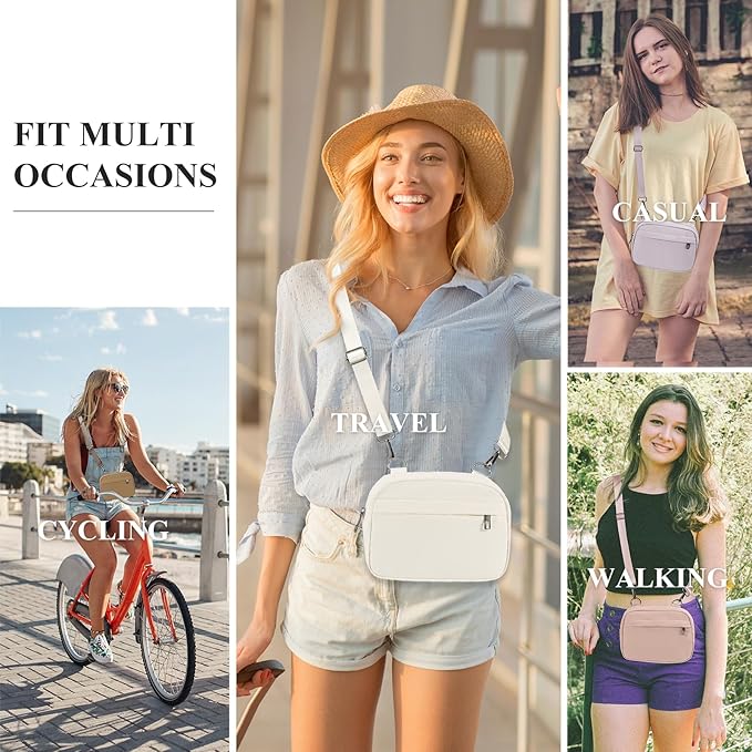 MAXTOP Small Crossbody Bags for Women Belt Bag Fanny Pack with Adjustable Strap