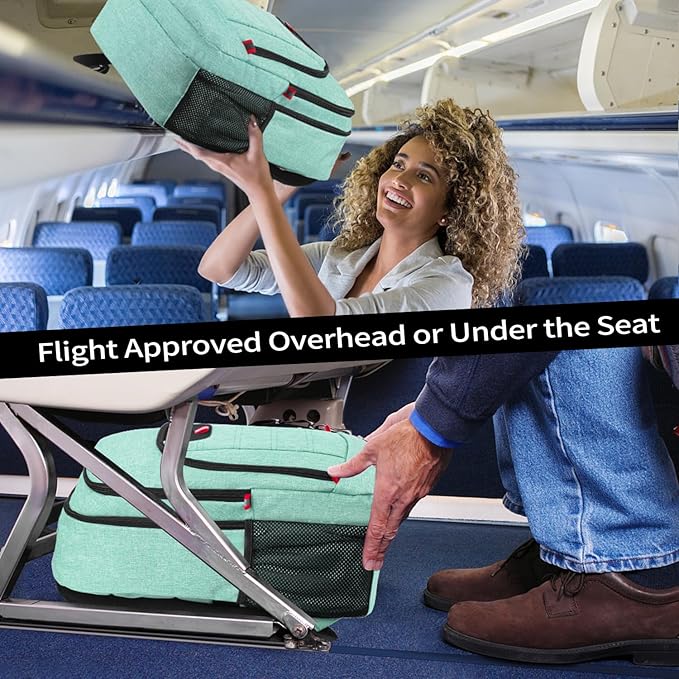 Travel Laptop Backpack, Anti Theft Backpack for Men and Women with USB Slit Business Computer Backpack Bag (Green, 15.6 Inch)