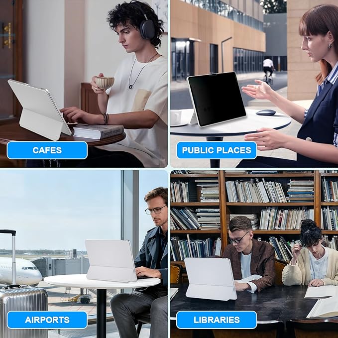 Magnetic Privacy Screen for 12 Inch Surface Laptop Pro 12, Removable Anti Glare Surface Laptop Pro 12 Screen Protector, Blue Light Filter, Anti Spy Easy Install