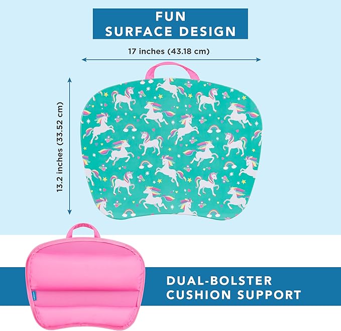 LAPGEAR MyStyle Portable Lap Desk with Cushion - Unicorn - Fits up to 15.6 Inch Laptops - Style No. 45357