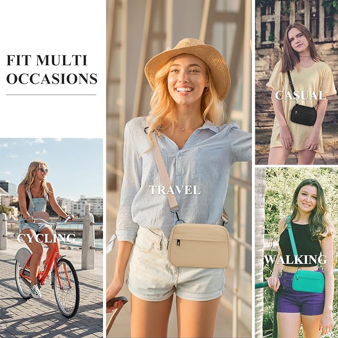 MAXTOP Small Crossbody Bags for Women Belt Bag Fanny Pack with Adjustable Strap